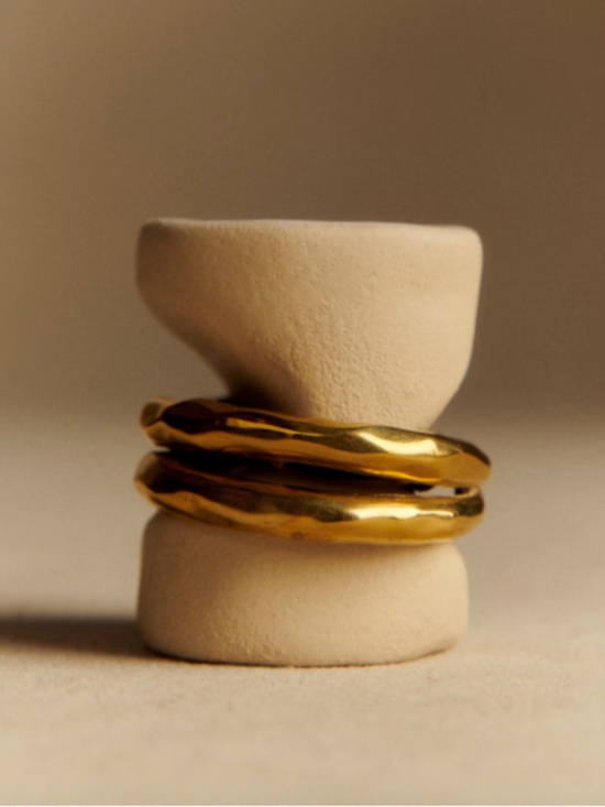 Sezane | Hair Accessories | Adina Hair Accessory | Gold main image 2
